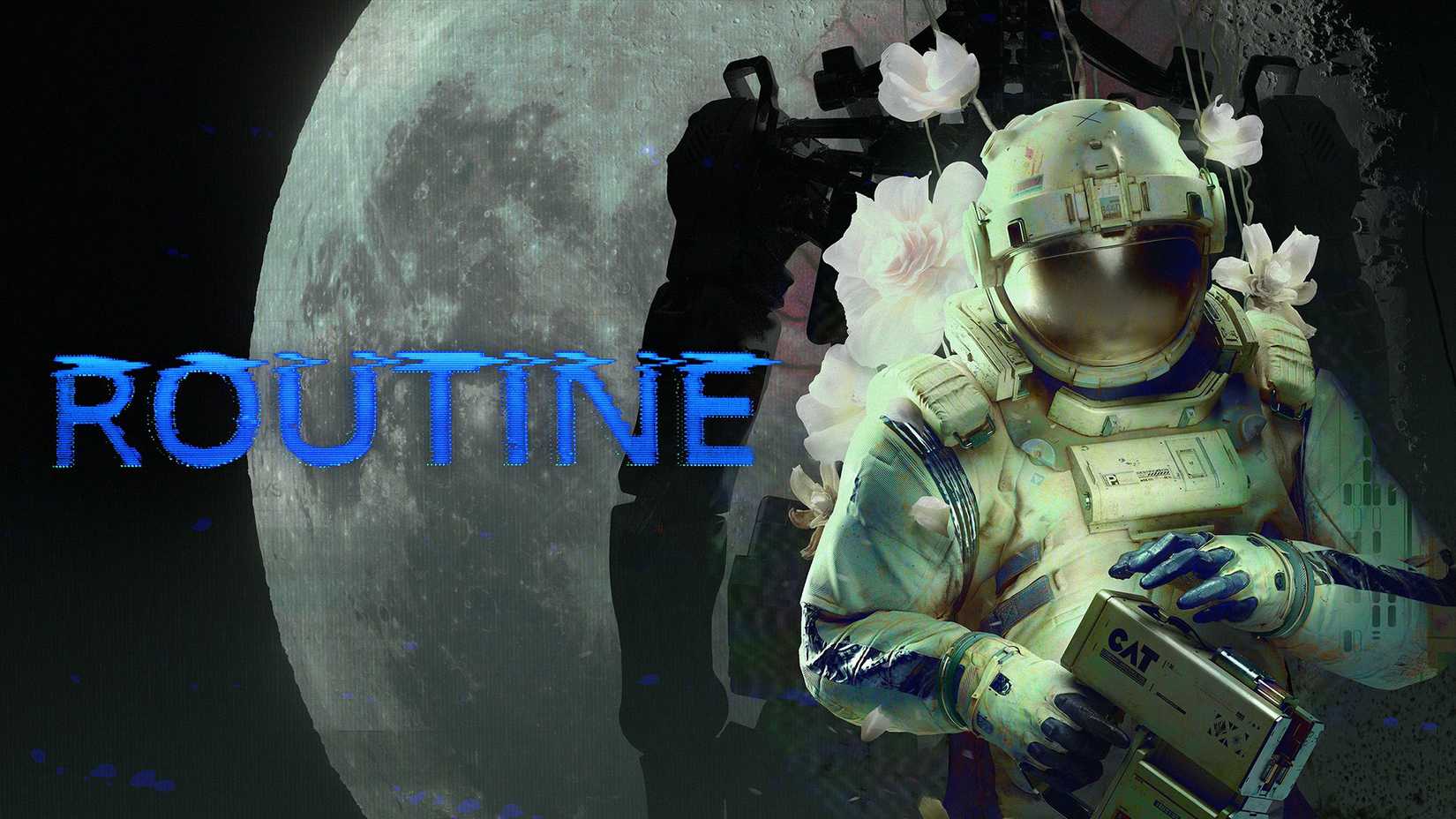 Astronot game Routine dengan logo game
