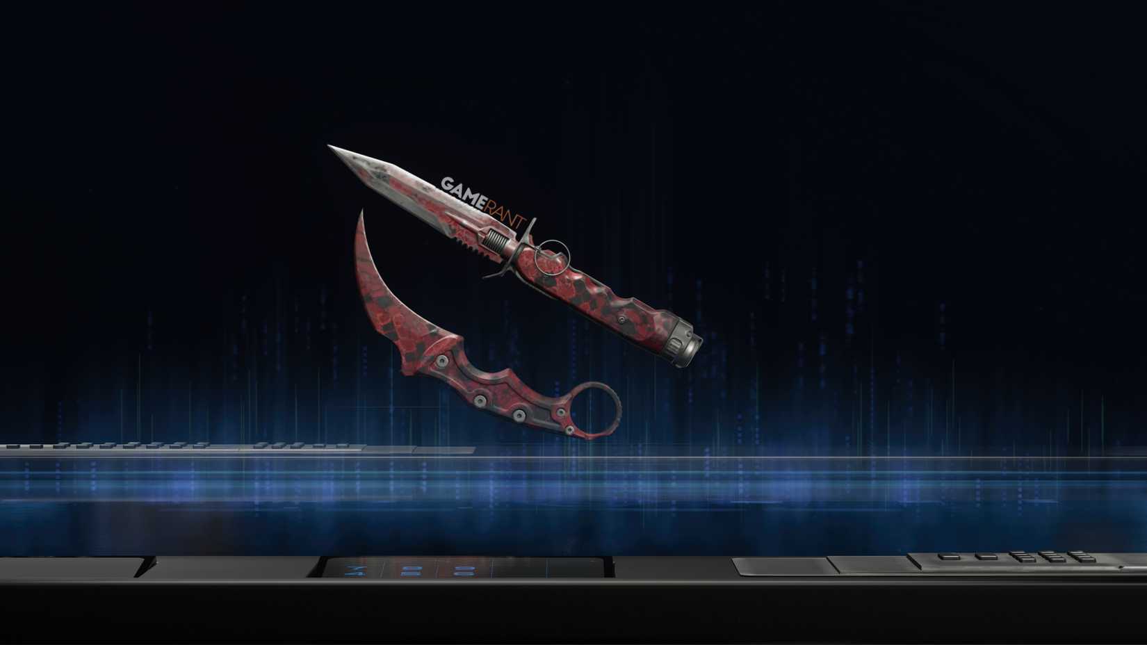 Ruby Snake Camo Preview on the Ballistic Knife - Black Ops 7
