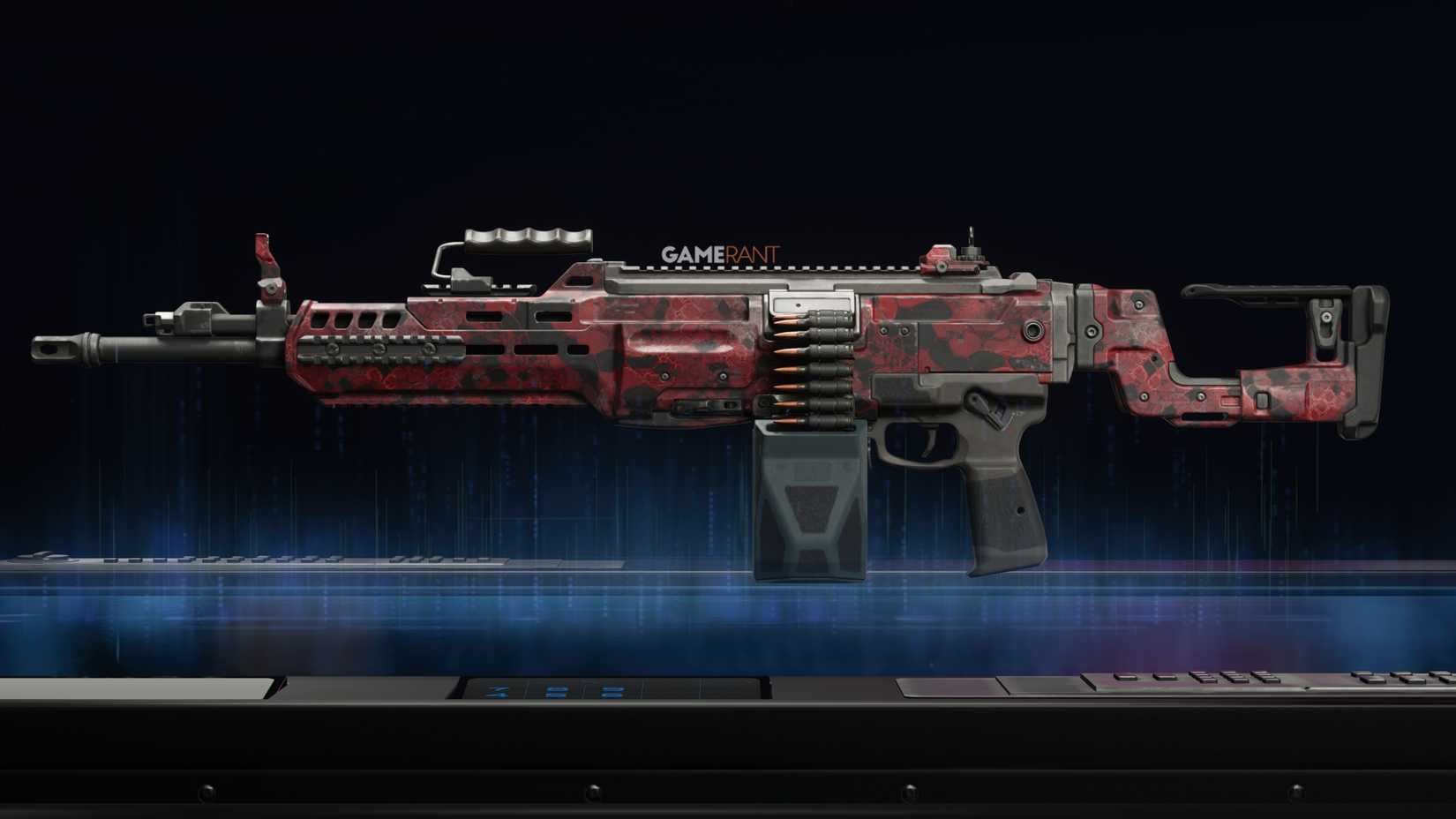 Ruby Snake Camo Preview on the Sokol 545 - Black Ops 7