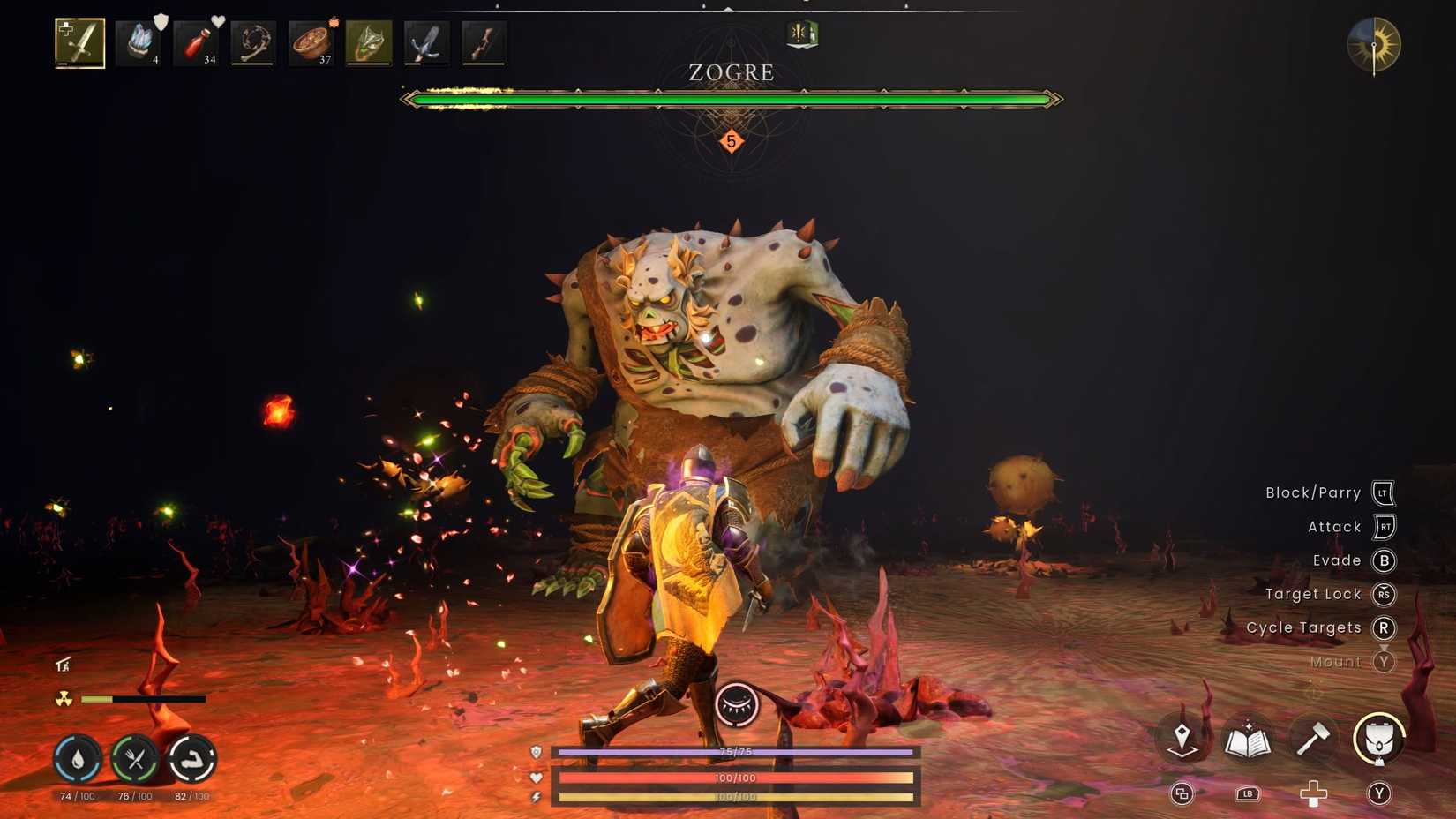 RuneScape Dragonwilds Lake of Lost Souls Zogre Boss Fight