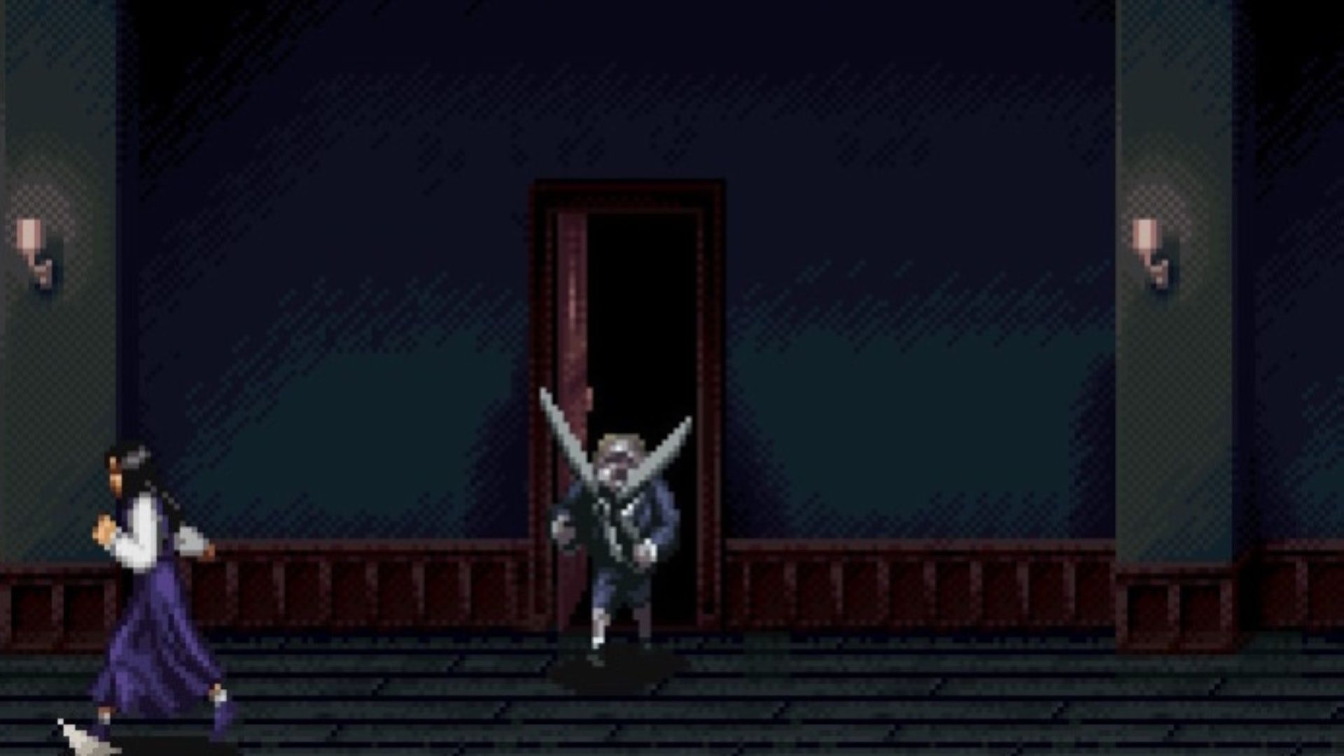 Running from Scissorman in Clock Tower Rewind