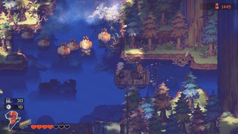 Sailing down the river in Eastward