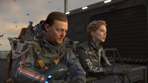 Sam and Fragile in Death Stranding (2019)