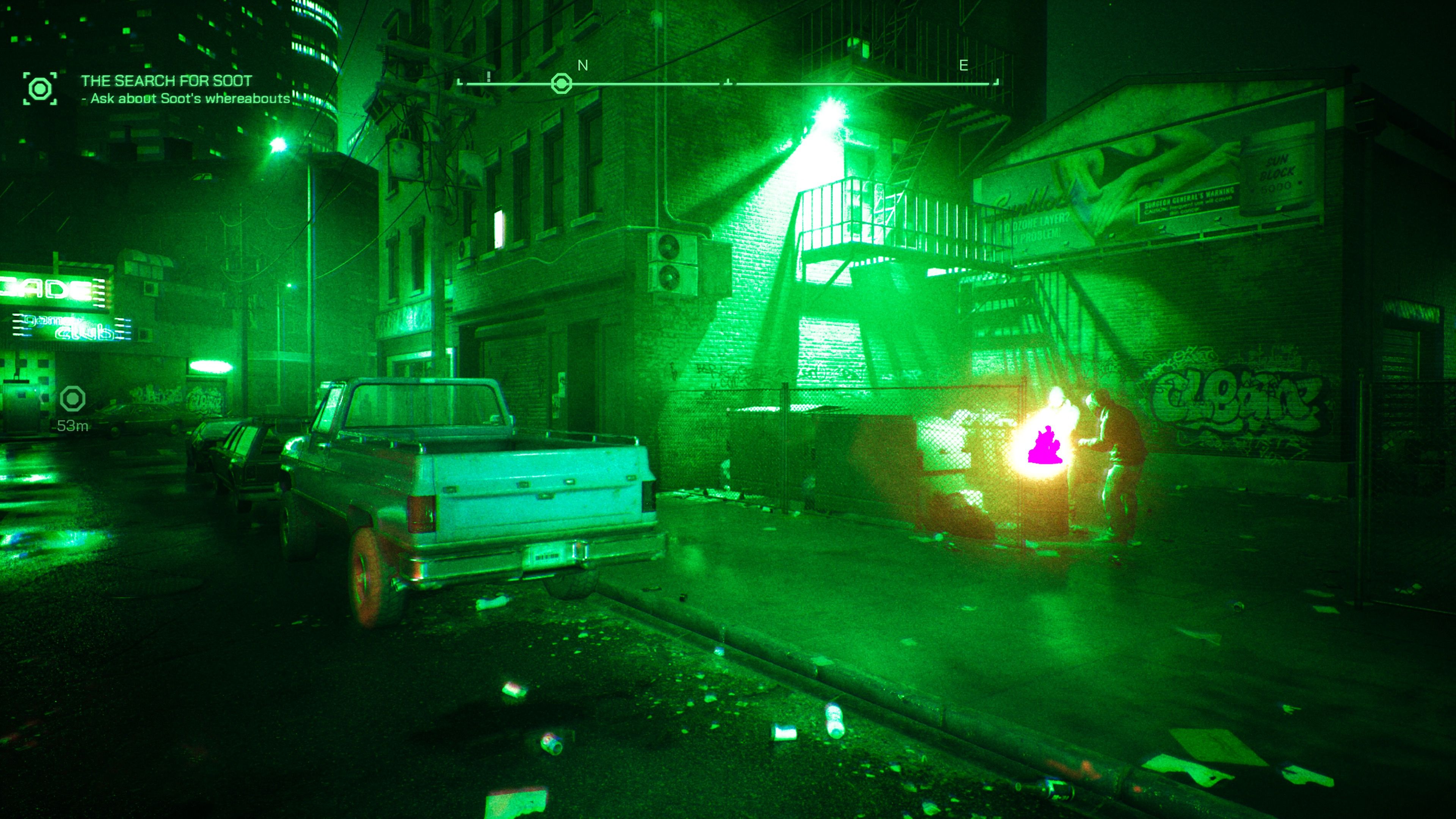 Scanning an area in RoboCop Rogue City