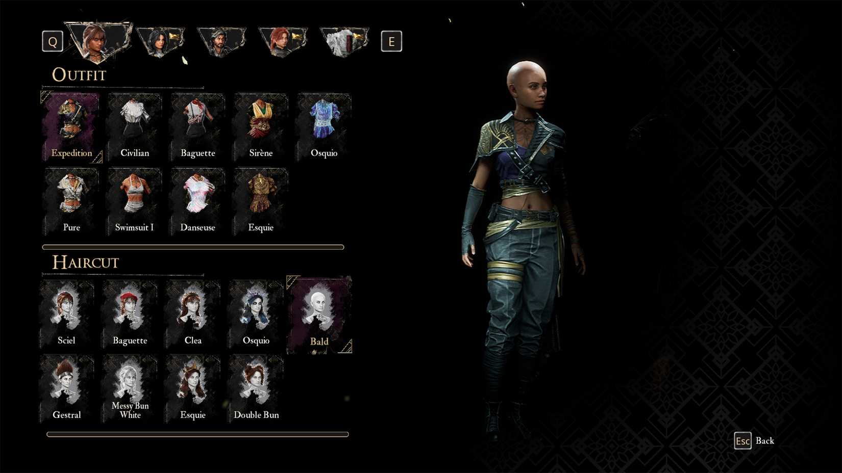 Haircut Bald untuk Sciel di Clair Obscur Expedition 33