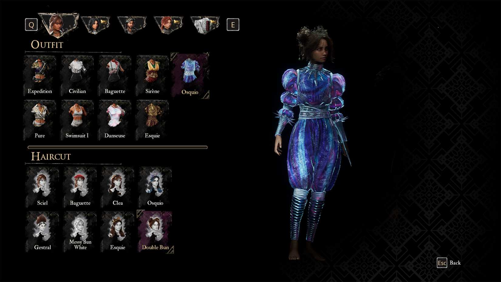 Outfit Osquio untuk Sciel di Clair Obscur Expedition 33