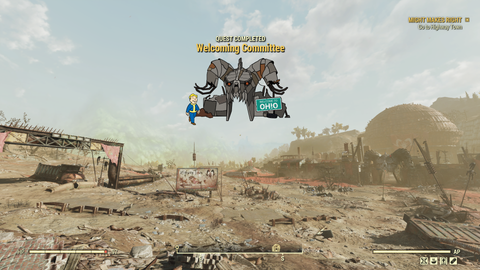 FO76 Welcoming Committee Quest Complete