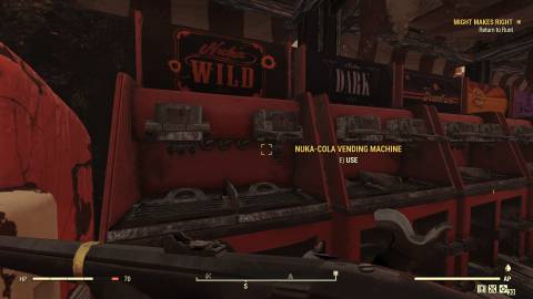 Fallout 76 Nuka Cola Vending Machine