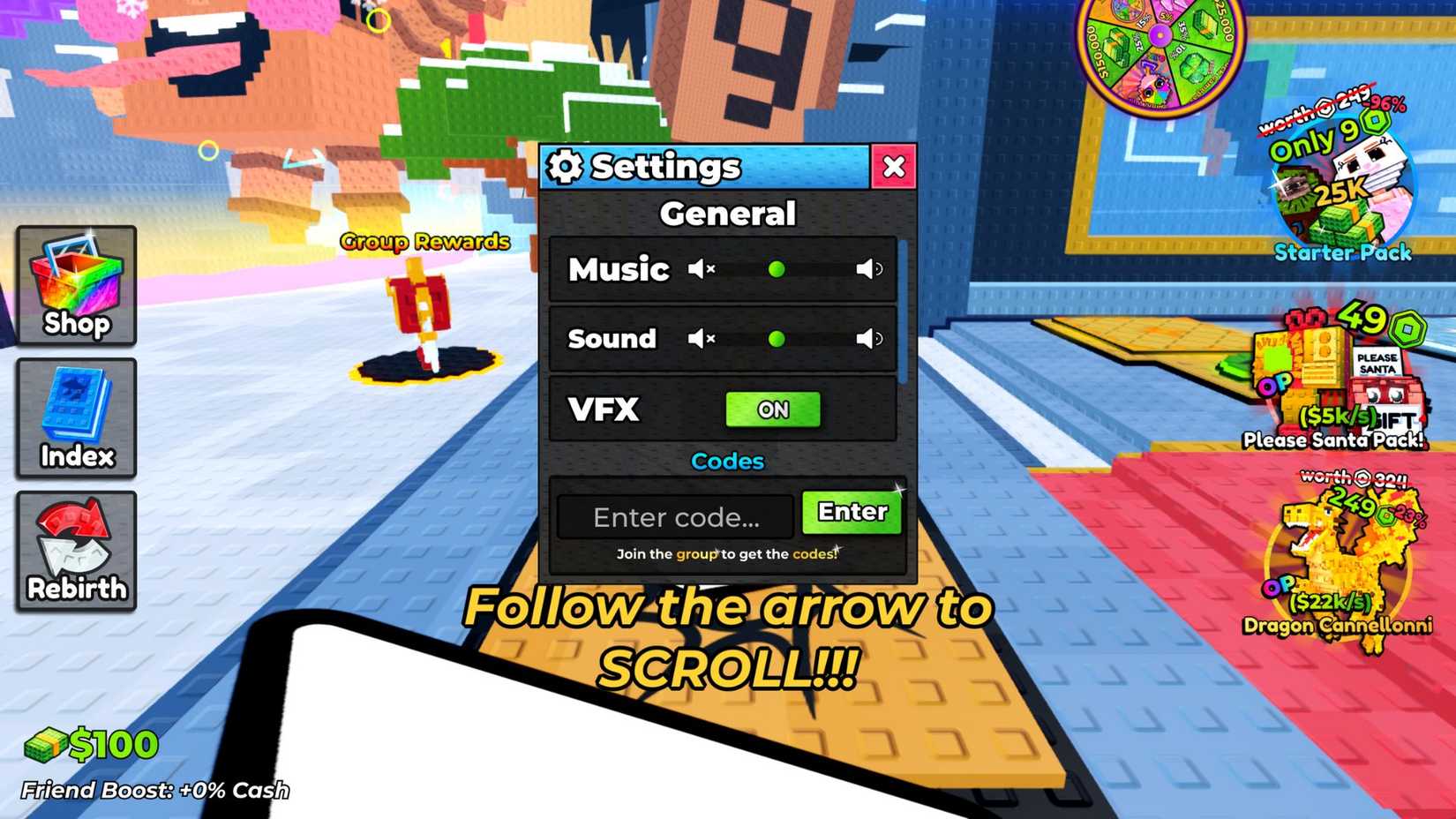 New Scroll and Brainrot - card codes