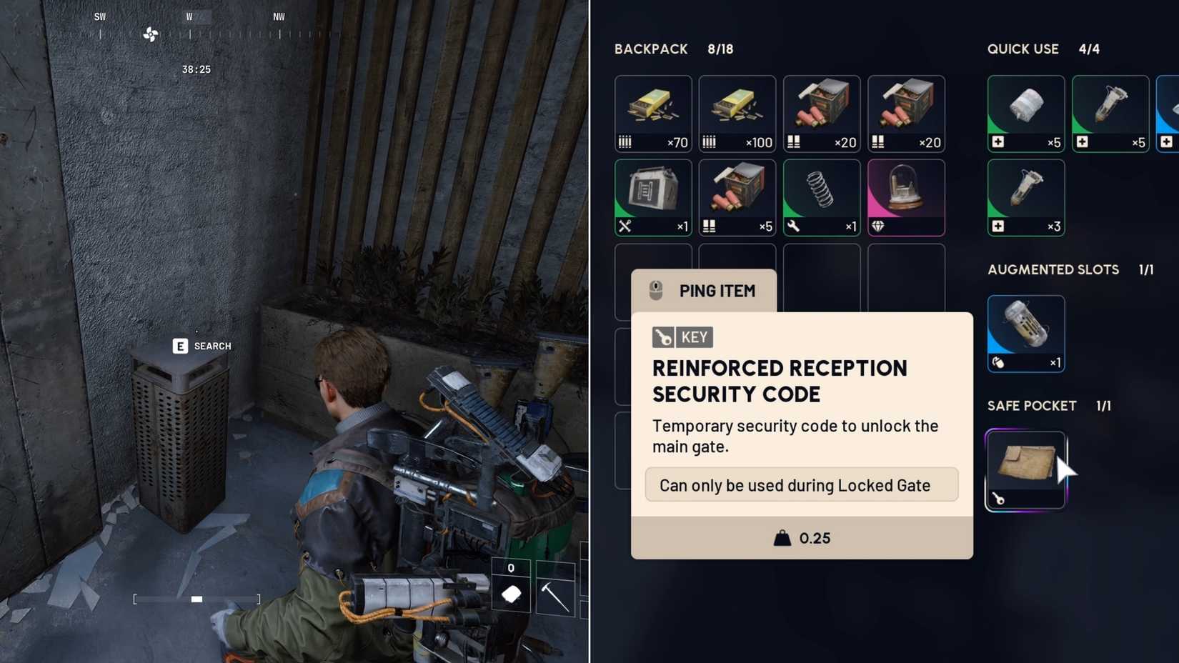 Searching for Security Code Locked Gate Event ARC Raiders