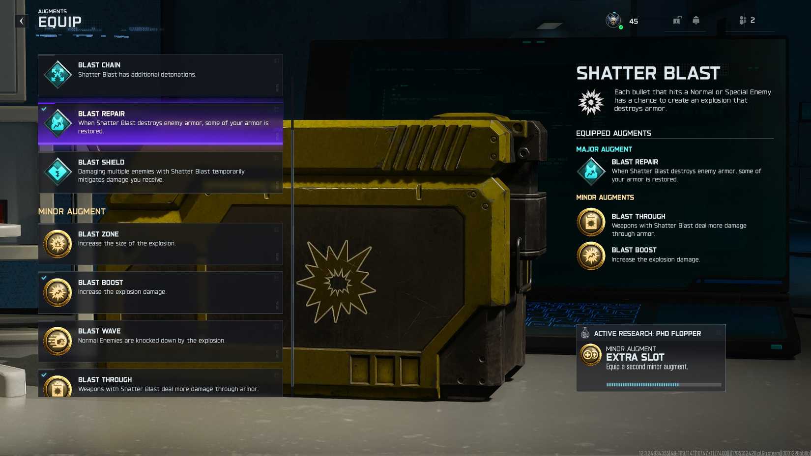 shatter blast caltheris