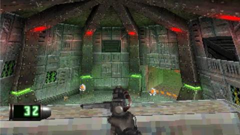 Shooting enemies in Disruptor