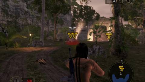 Shooting enemies in Mercenaries 2 World In Flames