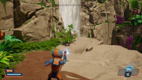 Shooting enemies in Revenge Of The Savage Planet