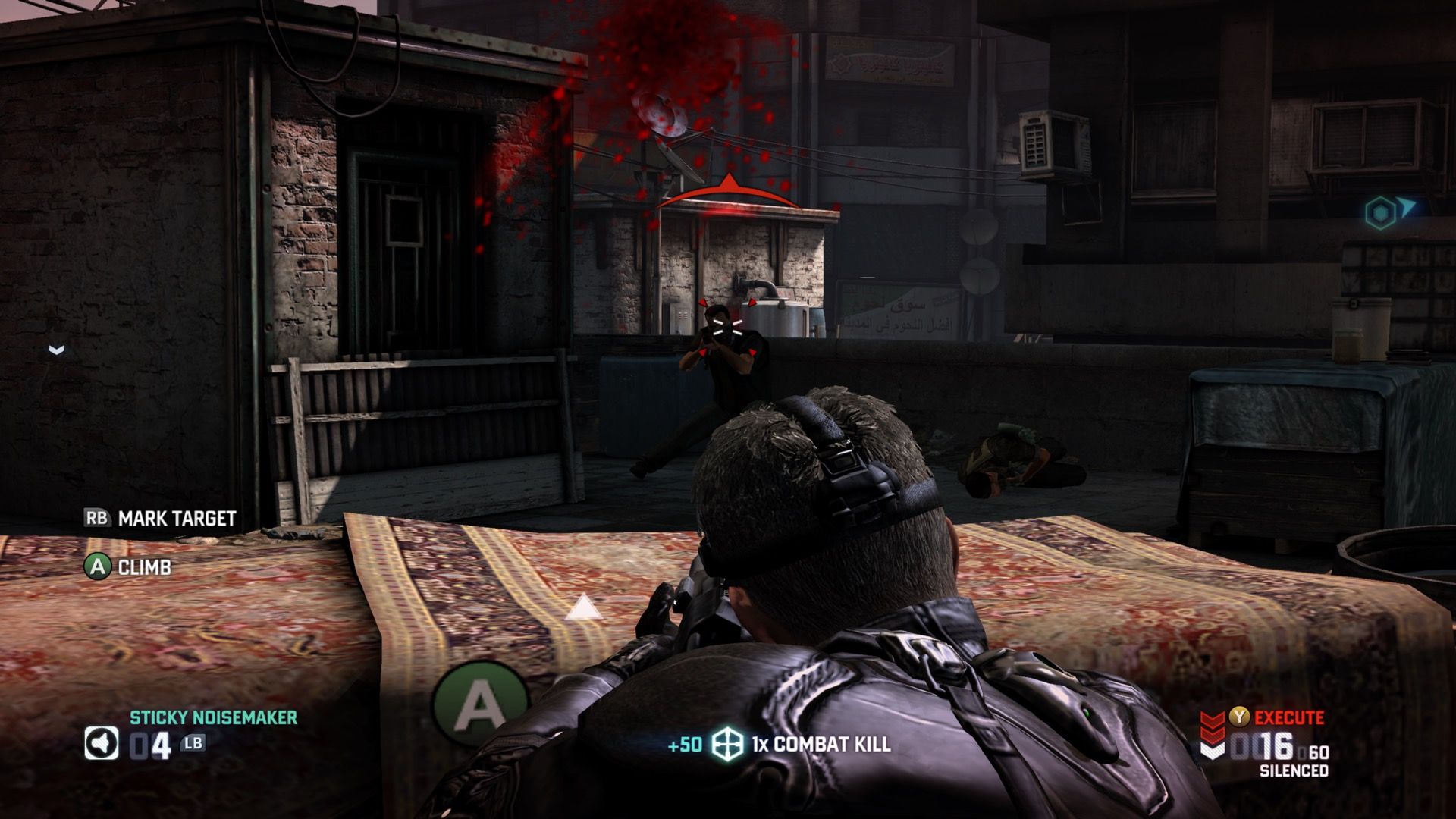 Shooting enemies in Splinter Cell Blacklist
