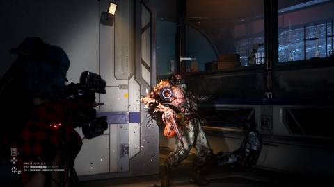 Shooting enemies in Stellar Blade