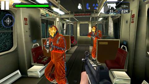 Shooting enemies in The Conduit (2009)