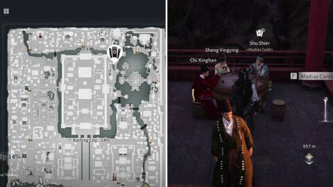 shu shier madiao card location where winds meet