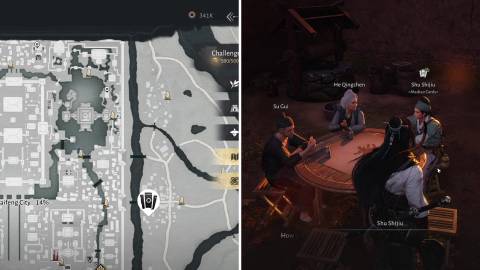 shu shijiu madiao card location where winds meet