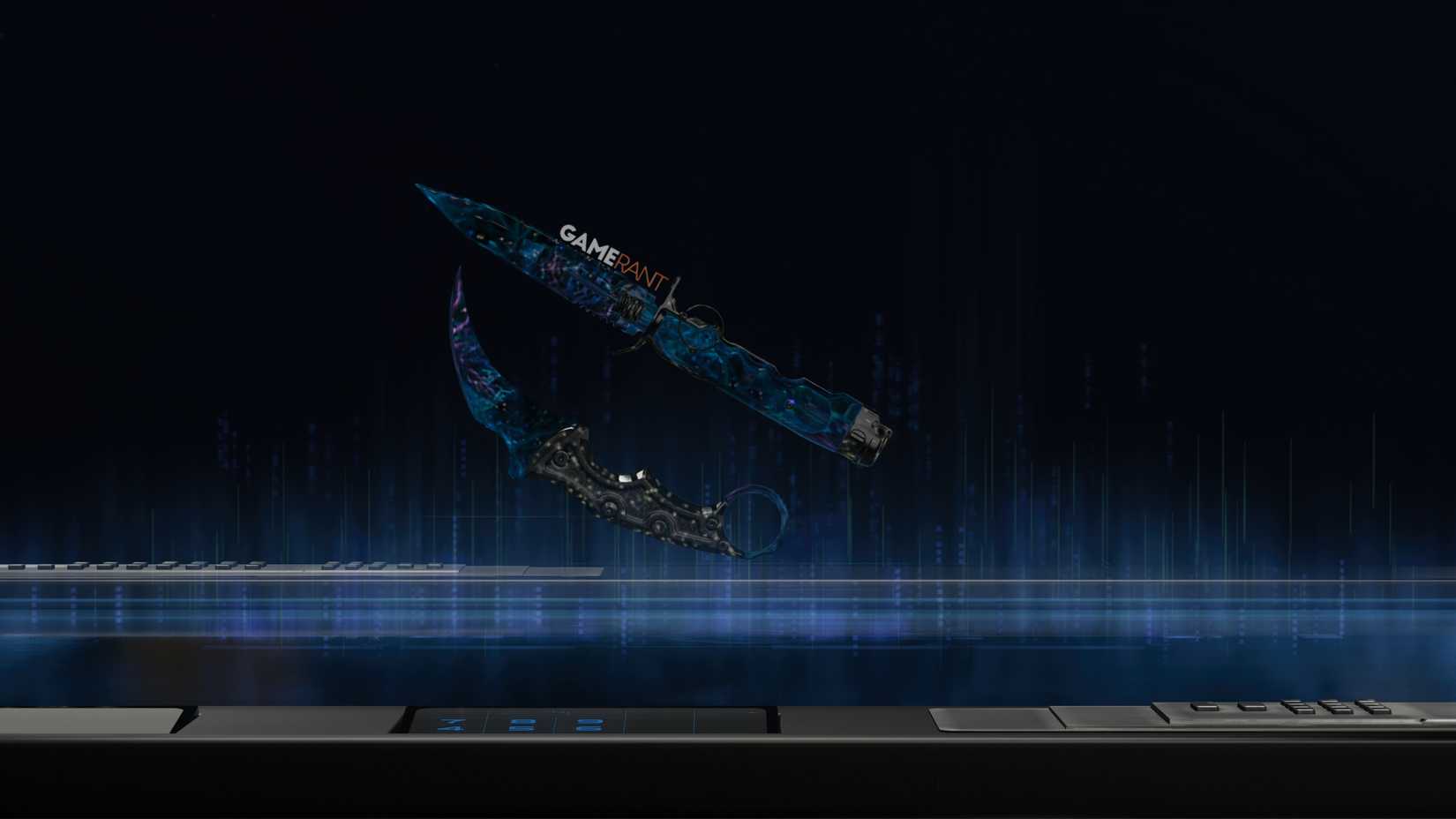 Singularity Camo Preview on the Ballistic Knife - Black Ops 7