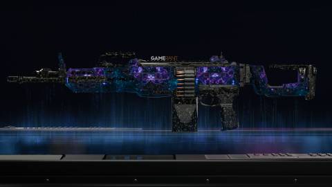 Singularity Camo Preview on the Sokol 545 - Black Ops 7