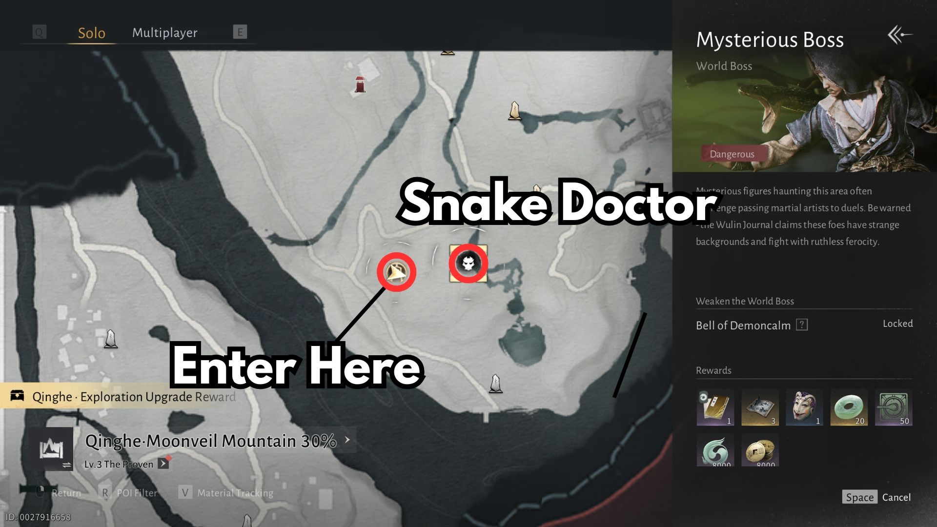All World Boss Locations in Where Winds Meet