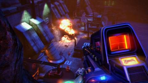 Sniping enemies in Far Cry 3 Blood Dragon