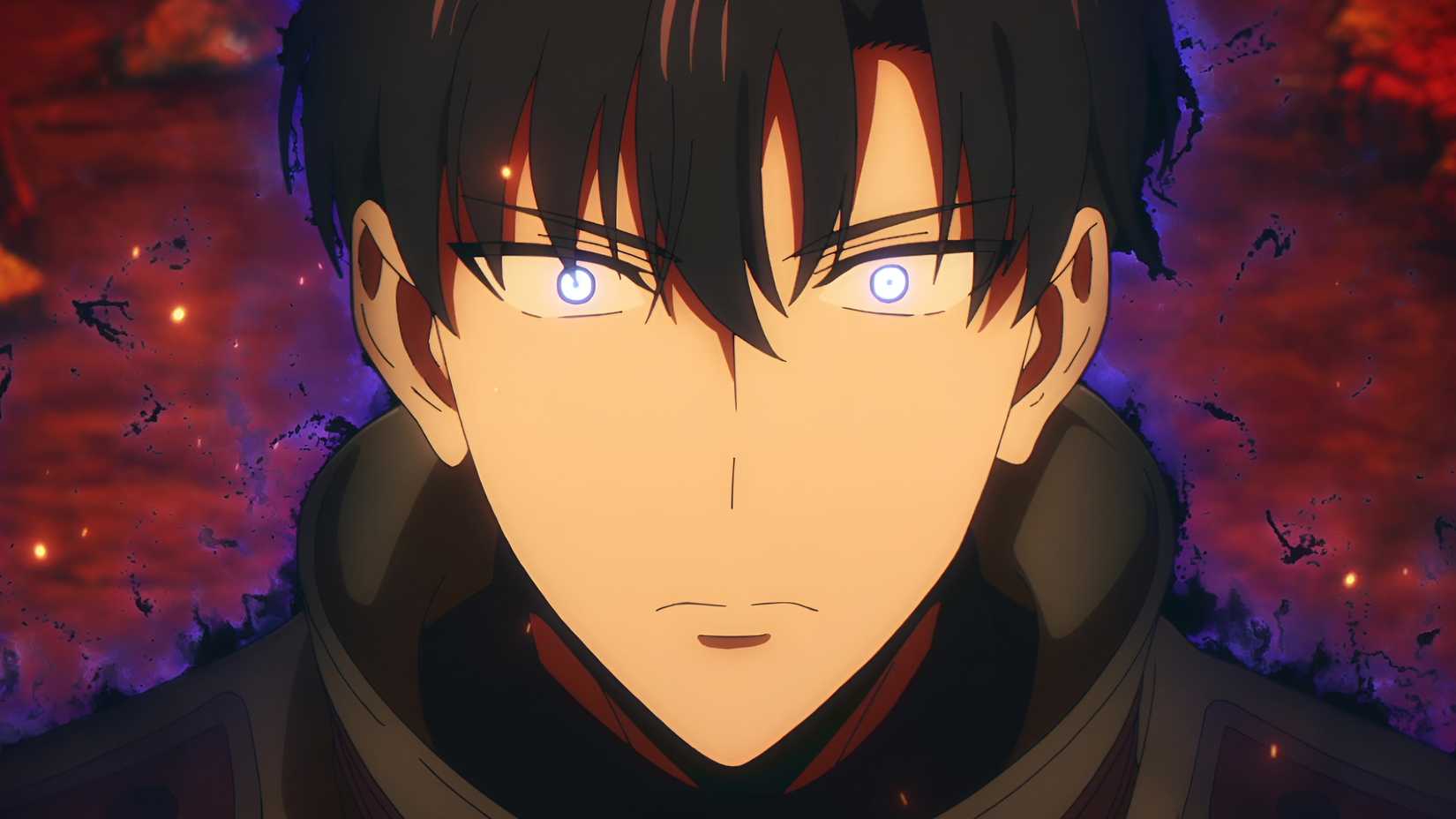 solo leveling jin woo showing aura