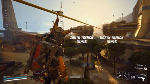 South and North Trench Towers Spaceport BuildingsARC Raiders