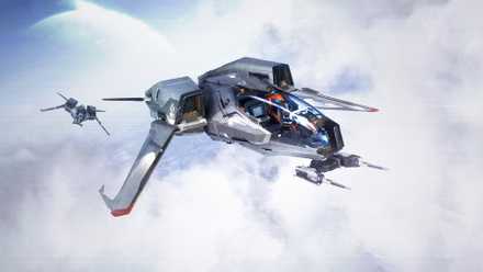 Squadron 42 aircraft white cloud textured edit
