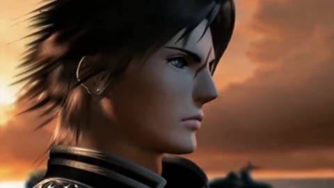 Squall looking right in Final Fantasy 8 (1999)