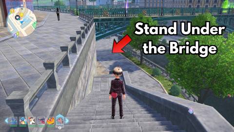 stand under the bridge to evolve galarian yamask into runerigus in pokemon legends za mega dimension (2)