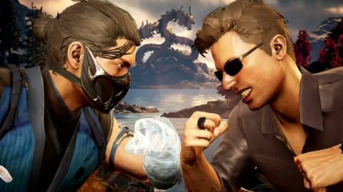 Sub Zero vs Johnny Cage in Mortal Kombat 1 (Switch)