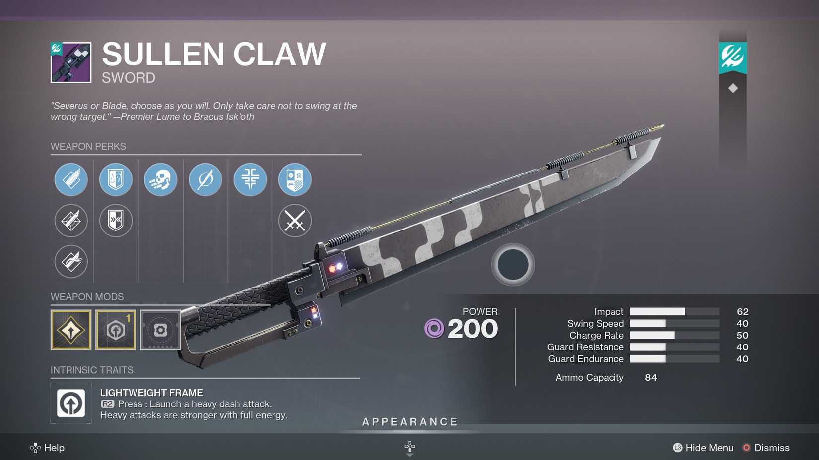 Sullen Claw