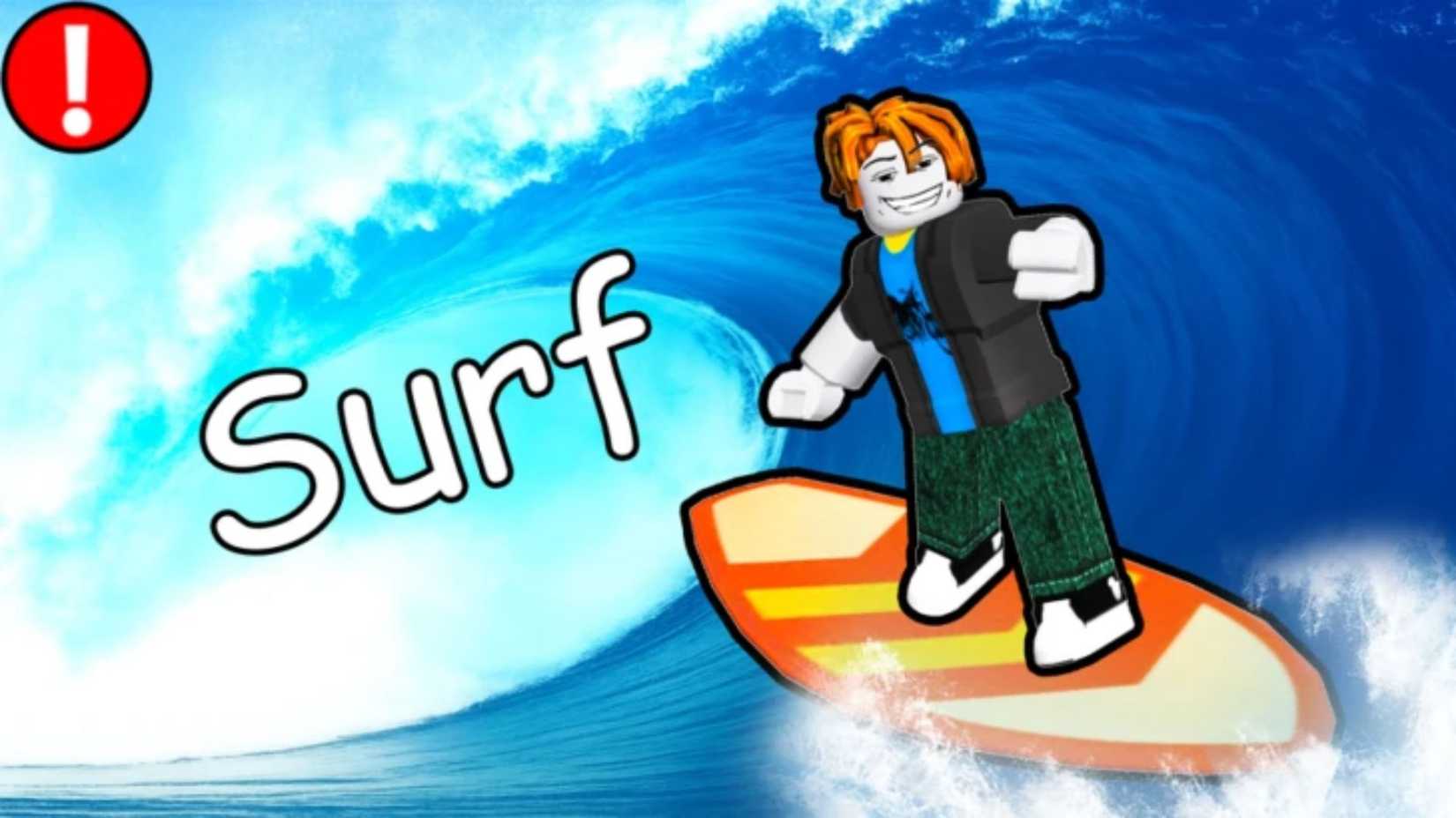 Surfing and Slide character