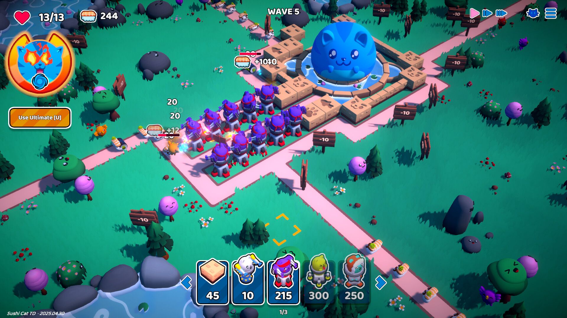 Sushi Cat - Tower Defense Press Image 9