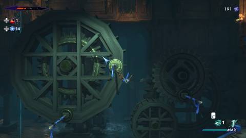 Swinging on a pole in Prince of Persia The Lost Crown