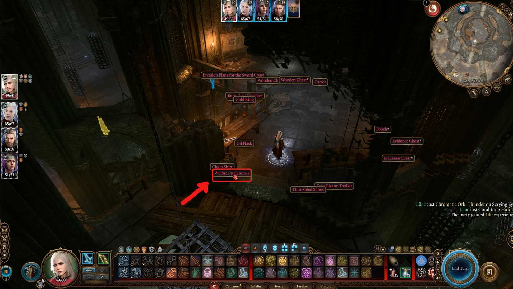 take wulbren hammer in bg3