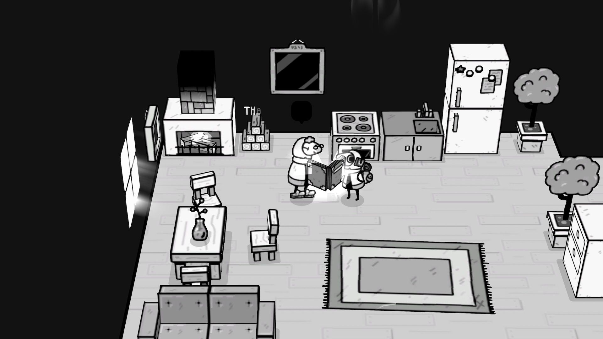 Talking to an NPC in Toem