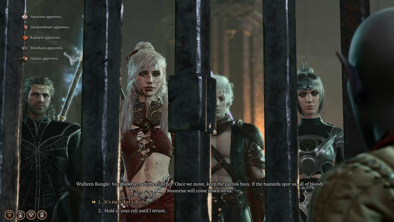 tell wulbren to proceed wih the plan in bg3