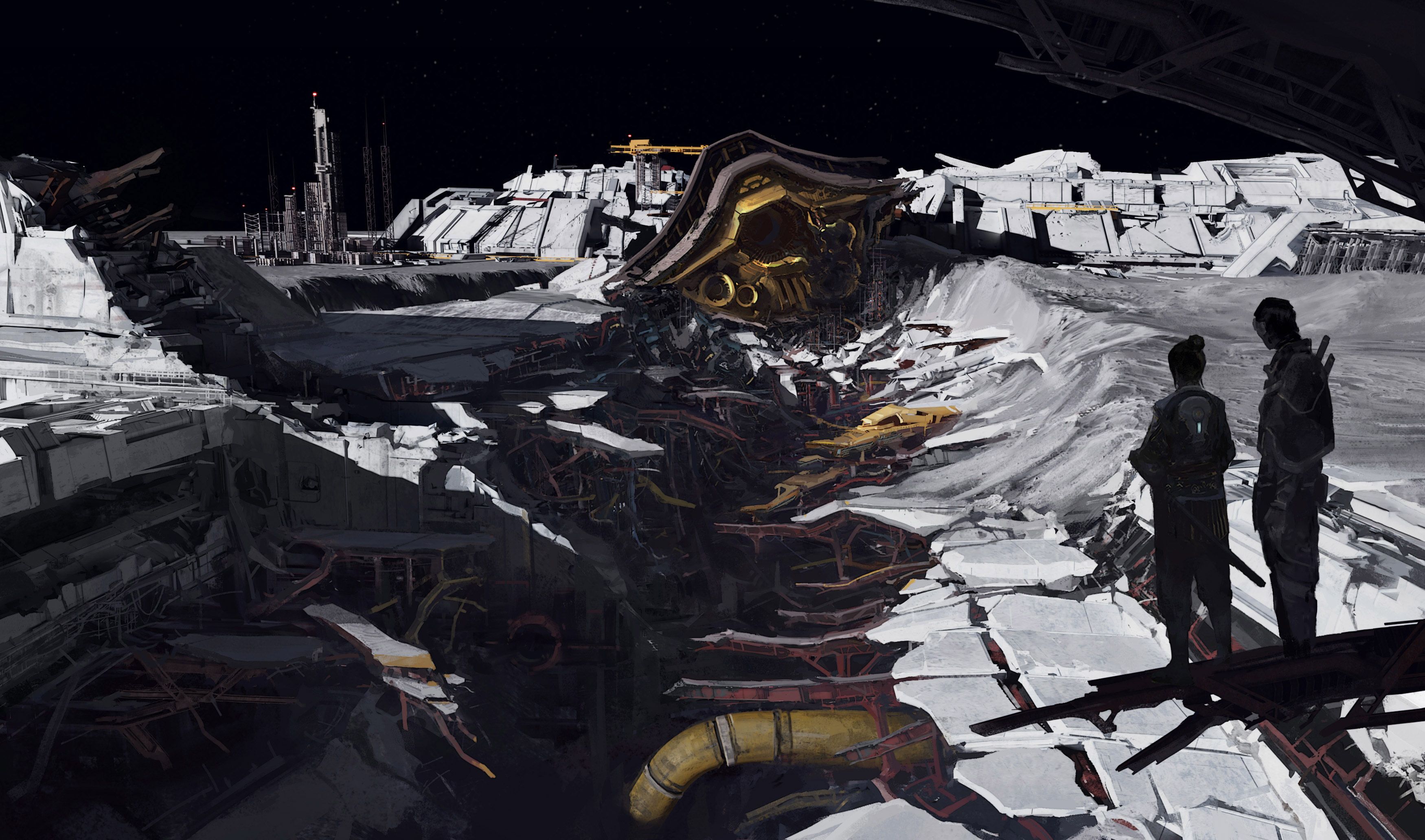 SOL Shogunate: Konsep Seni The Approach, Kapal Shogunat Jatuh