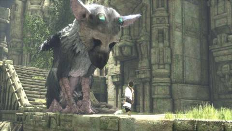 The beast and the boy in The Last Guardian