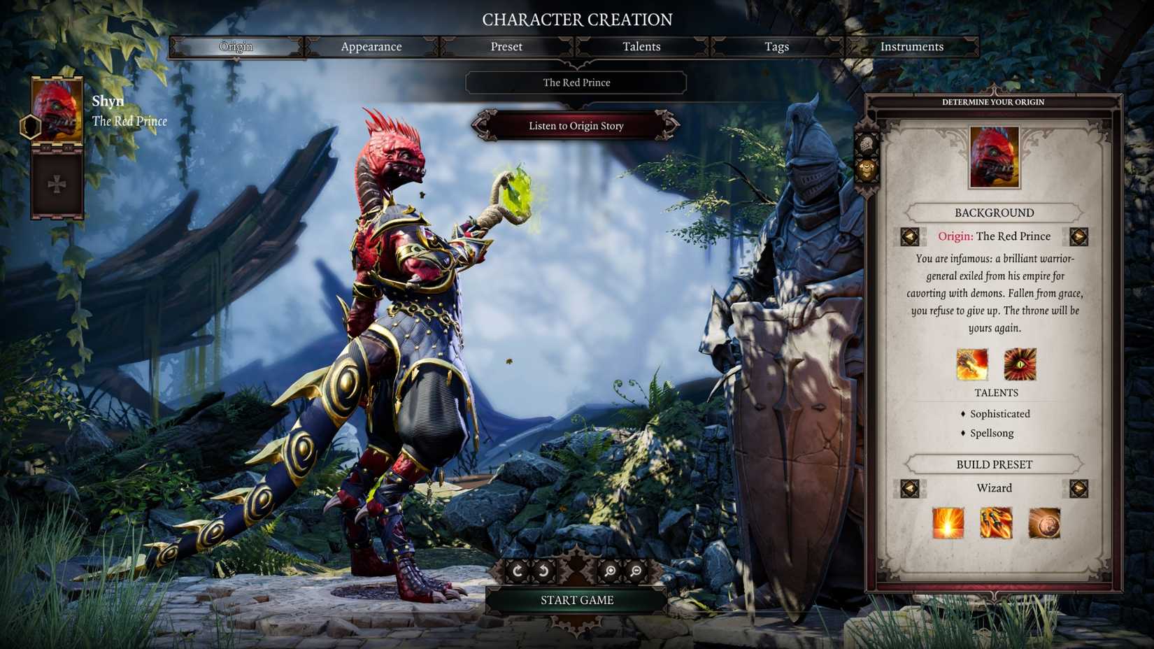 The Elemental Wizard build for red prince divinity original sin 2 dos2