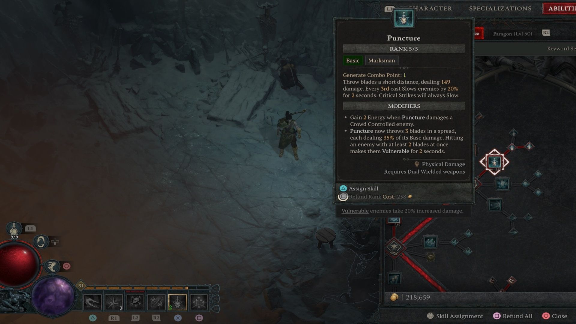 The Rogue skill in Diablo 4 (2023)