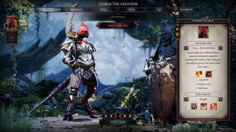 The Warrior Prince build for red prince divinity original sin 2 dos2