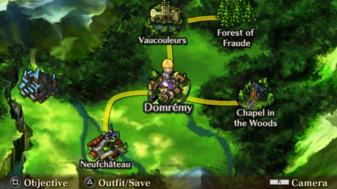 The world map in Jeanne d'Arc