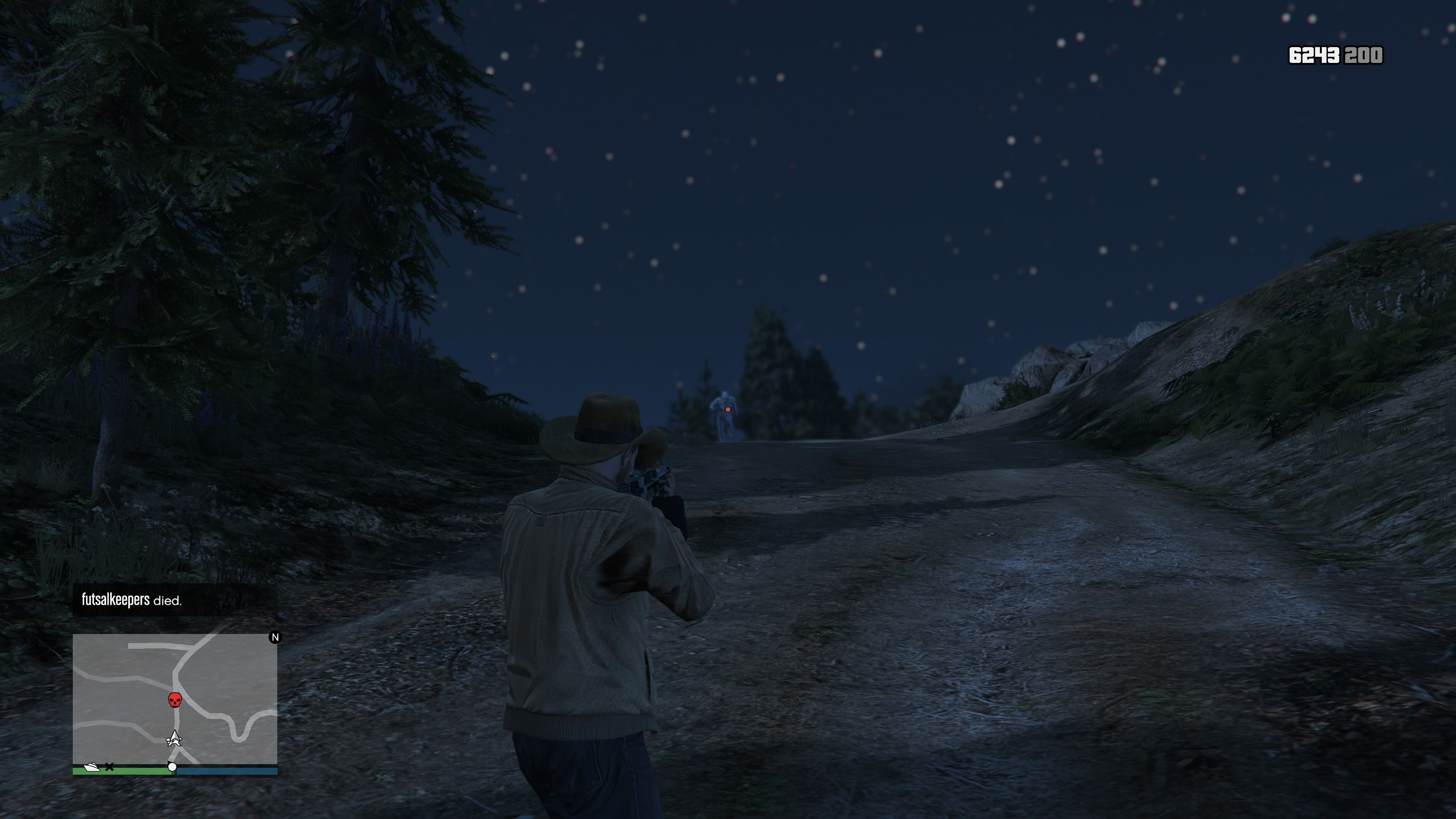 the yeti chases the player