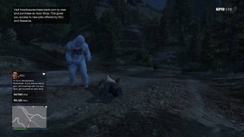 the yeti fights back