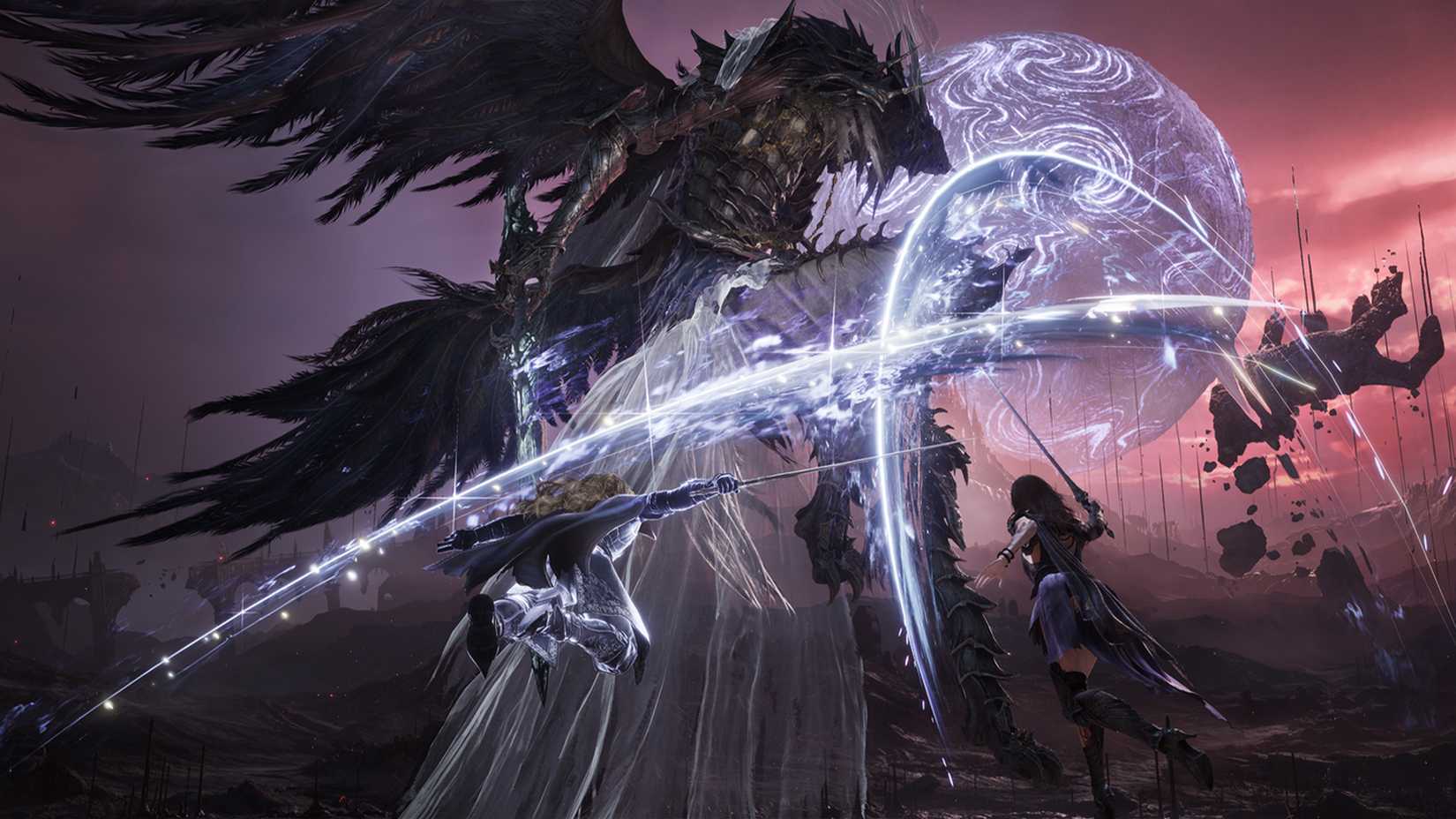 Tides of Annihilation two characters in boss fight