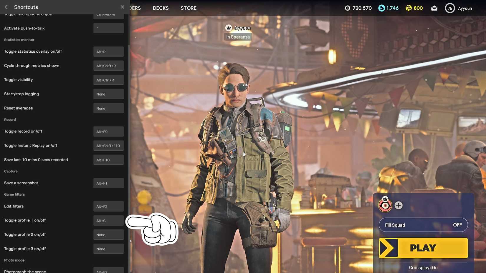 Toggle Nvidia Filter Shortcut ARC Raiders